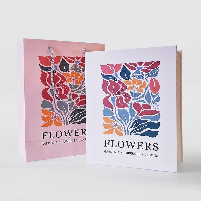 Coffret Parfumé Fleurs — Bougie & Diffuseur